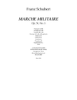 MARCHE MILITAIRE for Brass Choir