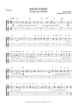 Adeste Fideles (O Come, All Ye Faithful) - ukulele tab