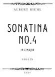 Biehl - Sonatina No. 4 Op. 57 in G Major - Easy mini preview