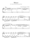 Minuet (No. 10 from 24 short and easy pieces op.1)