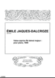 Valse-caprice Re bemol majeur