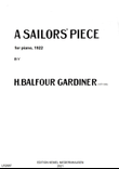 A sailors' piece