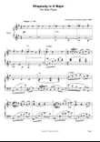 Rhapsody in G Major for Solo Piano