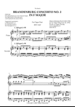 Brandenburg Concerto No. 2 in F Major, BWV 1047 (Organ Duet)