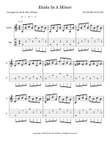 Etude In A Minor