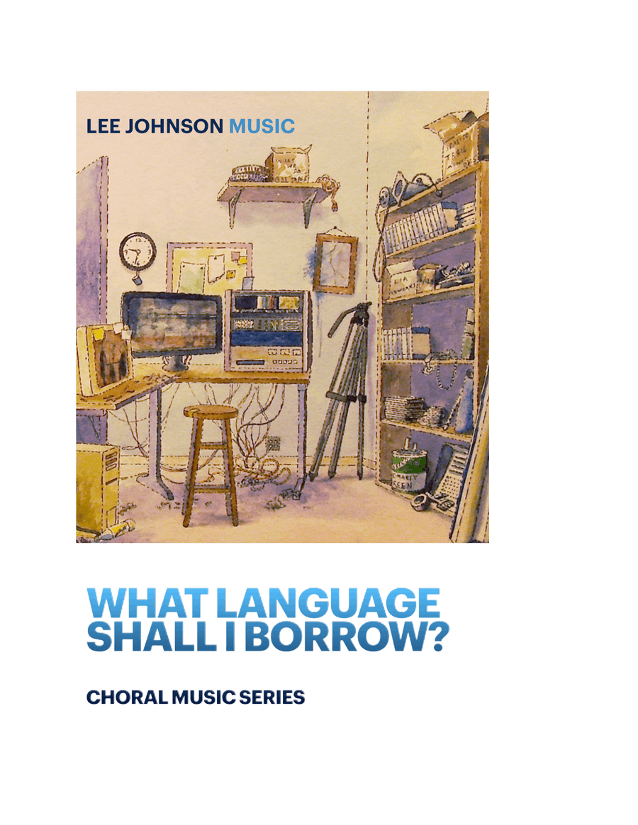 What Language Shall I Borrow? 4-Part scores gallery preview page 1