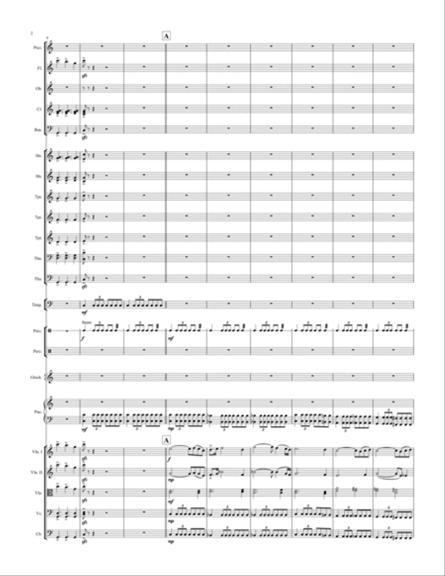 Super Mario Bros Theme Full Orchestra scores gallery preview page 2