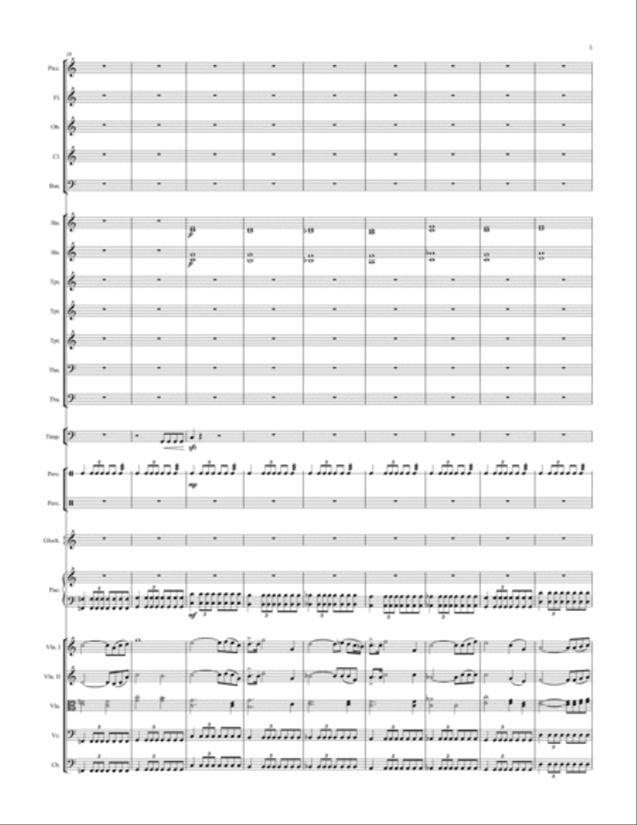 Super Mario Bros Theme Full Orchestra scores gallery preview page 3