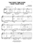 The First Time Ever I Saw Your Face (arr. Phillip Keveren) mini preview