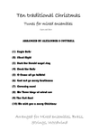 Ten Traditional Christmas tunes for Mixed ensemble (Variations for Brass, Strings, Woodwind)