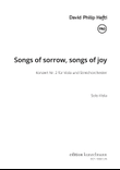 Songs of sorrow, songs of joy mini preview