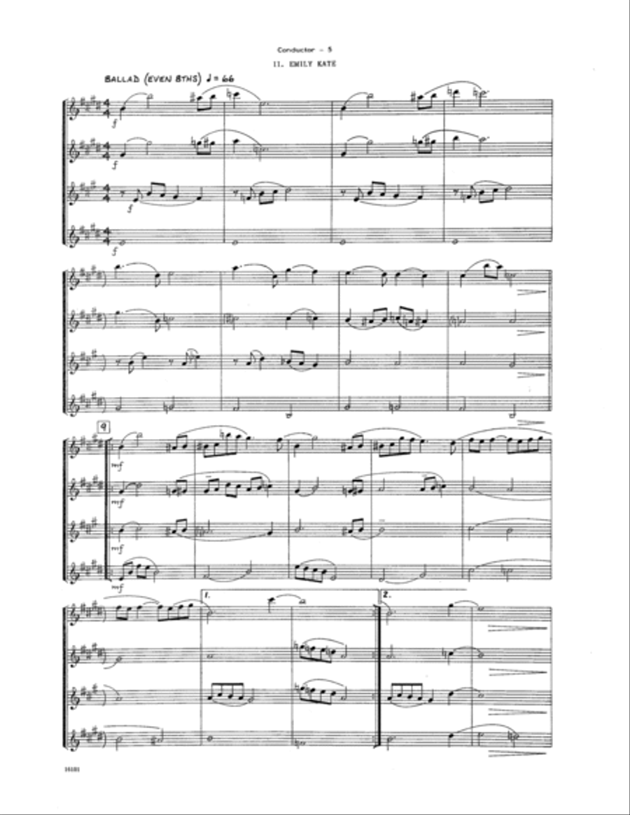 Miniature Jazz Suite #2 - Condensed Score Saxophone scores gallery preview page 5