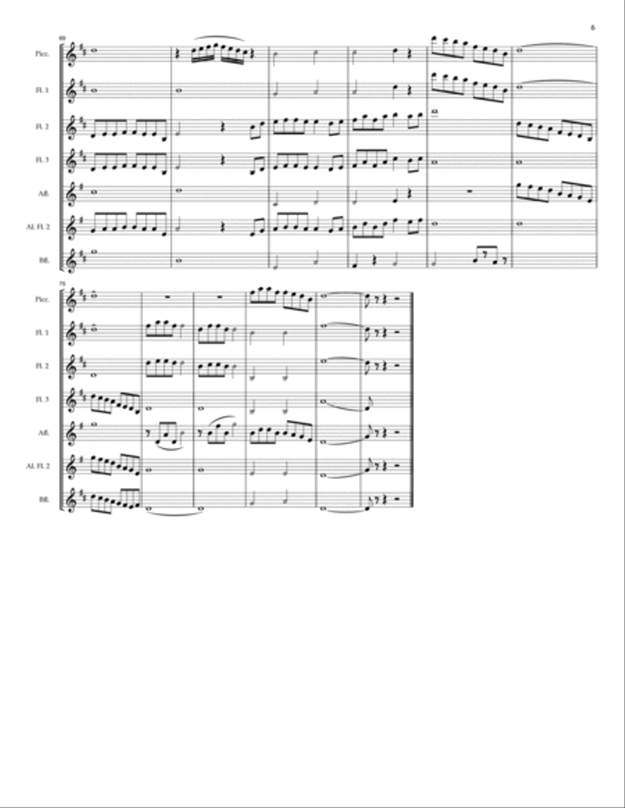 Colors Of The Wind Woodwind Ensemble scores gallery preview page 6