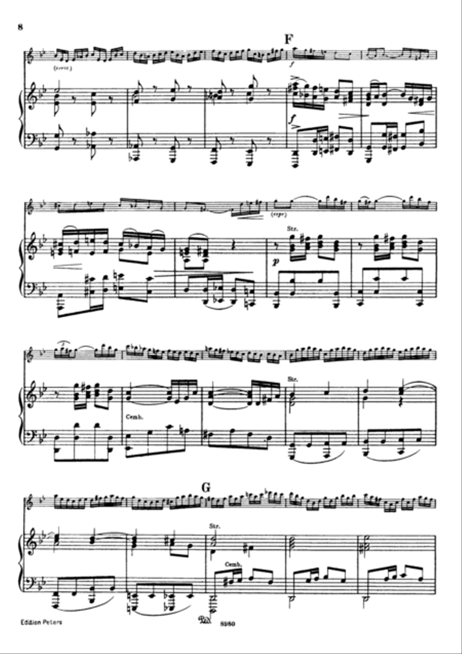 Bach Concerto in G minor, BWV 1056R Piano Method scores gallery preview page 6