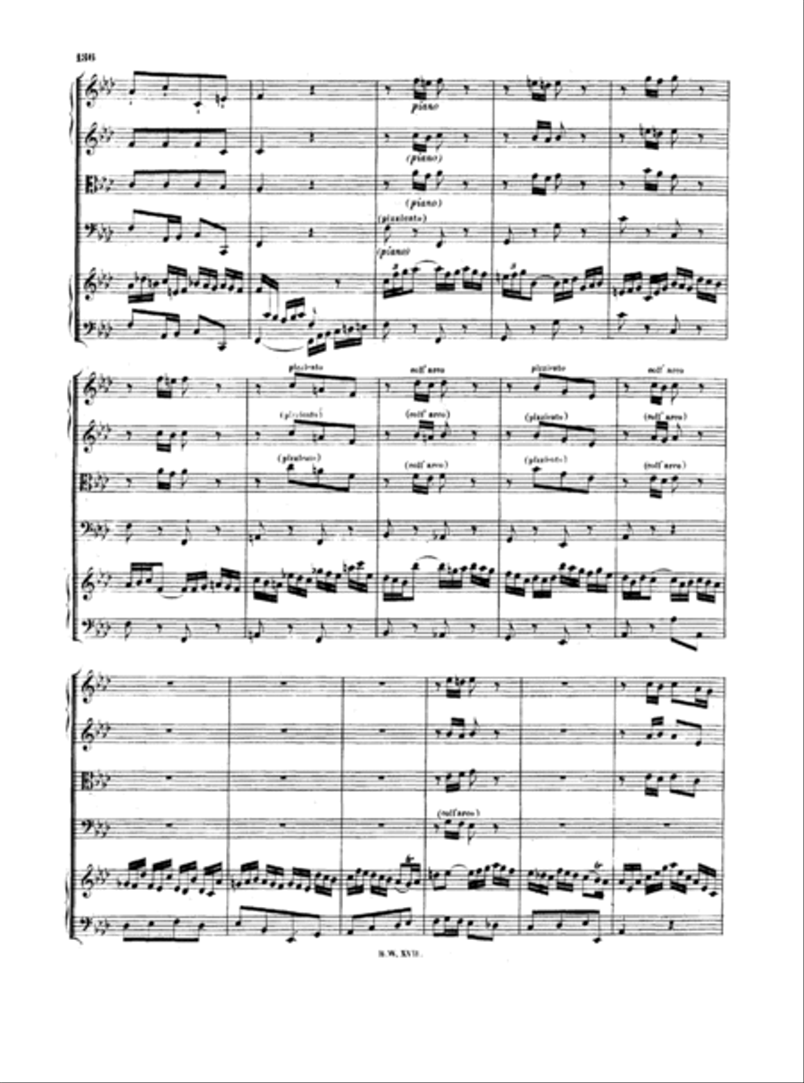 Bach Harpsichord Concerto no. 5 in F minor, BWV 1056 Harpsichord scores gallery preview page 4