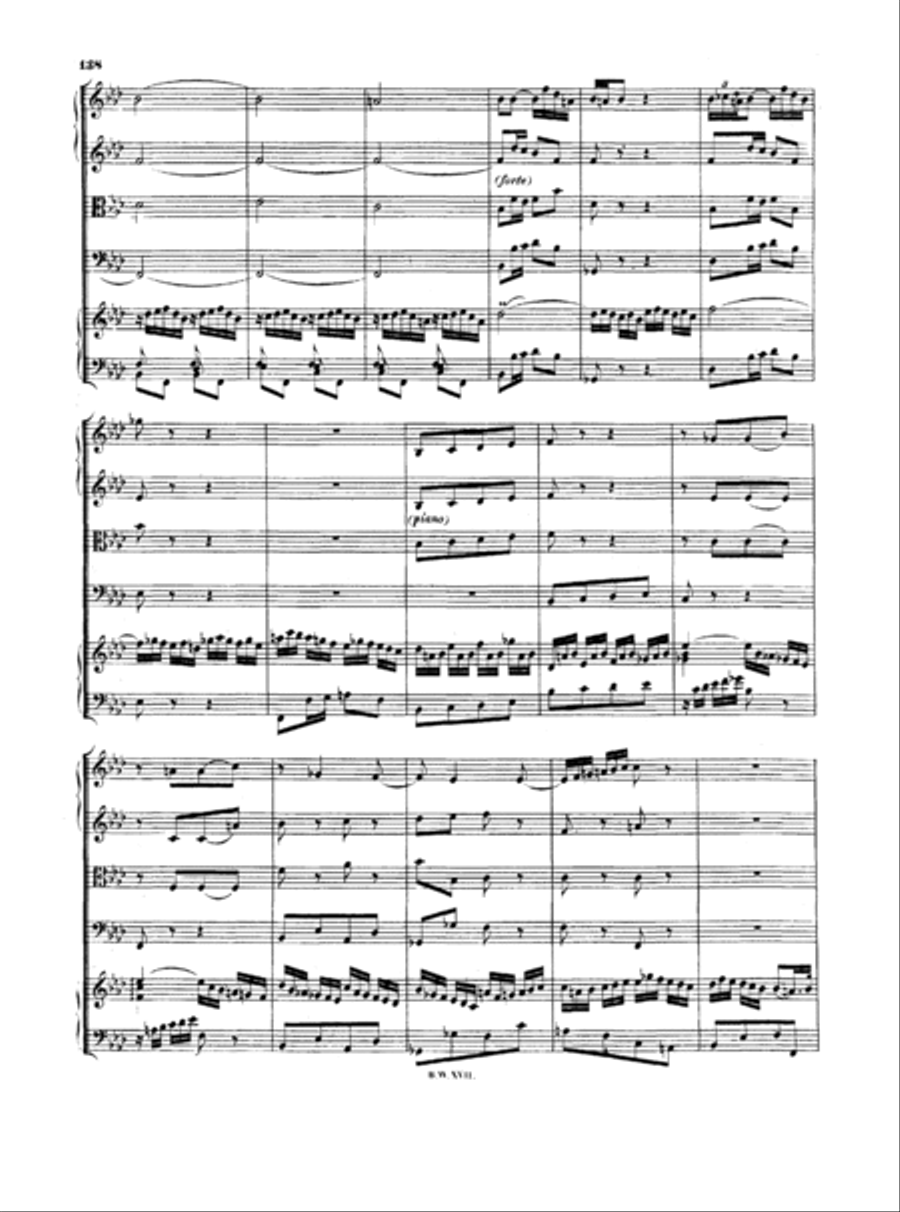 Bach Harpsichord Concerto no. 5 in F minor, BWV 1056 Harpsichord scores gallery preview page 6