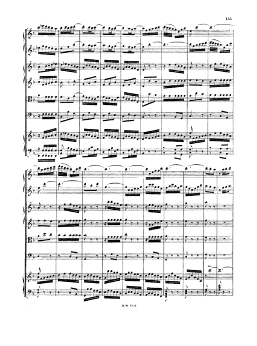 Bach Harpsichord Concerto no. 6 in F major, BWV 1057 Harpsichord scores gallery preview page 5