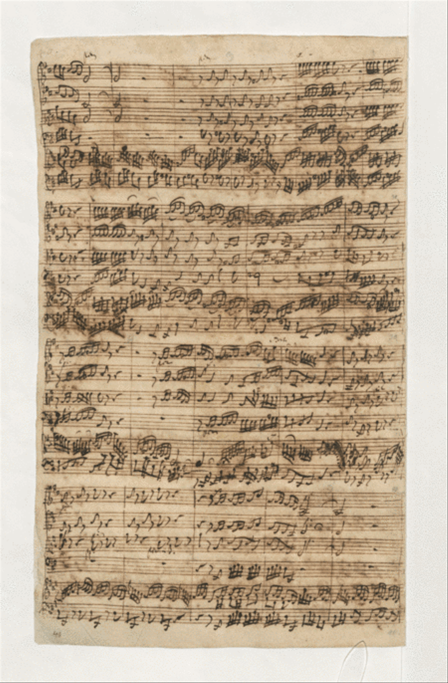 Bach Harpsichord Concerto no. 3 in D major, BWV 1054 Harpsichord scores gallery preview page 2