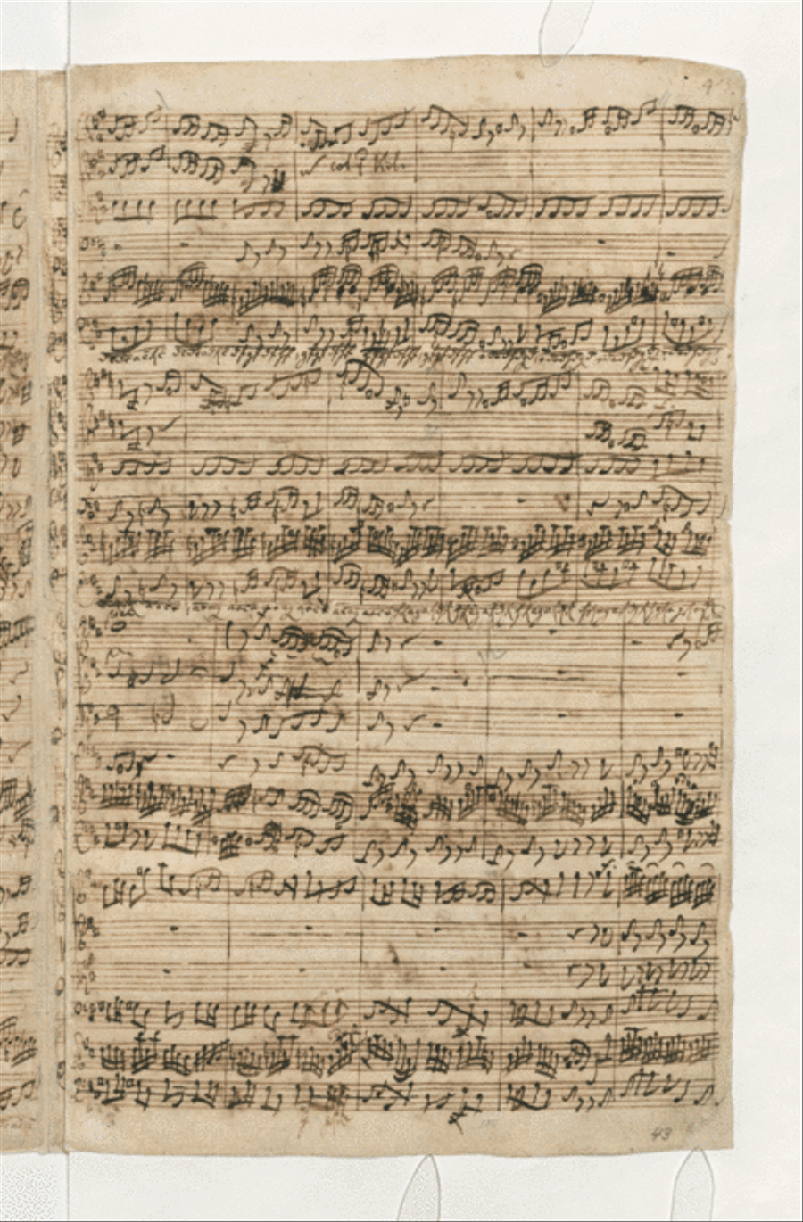 Bach Harpsichord Concerto no. 3 in D major, BWV 1054 Harpsichord scores gallery preview page 5