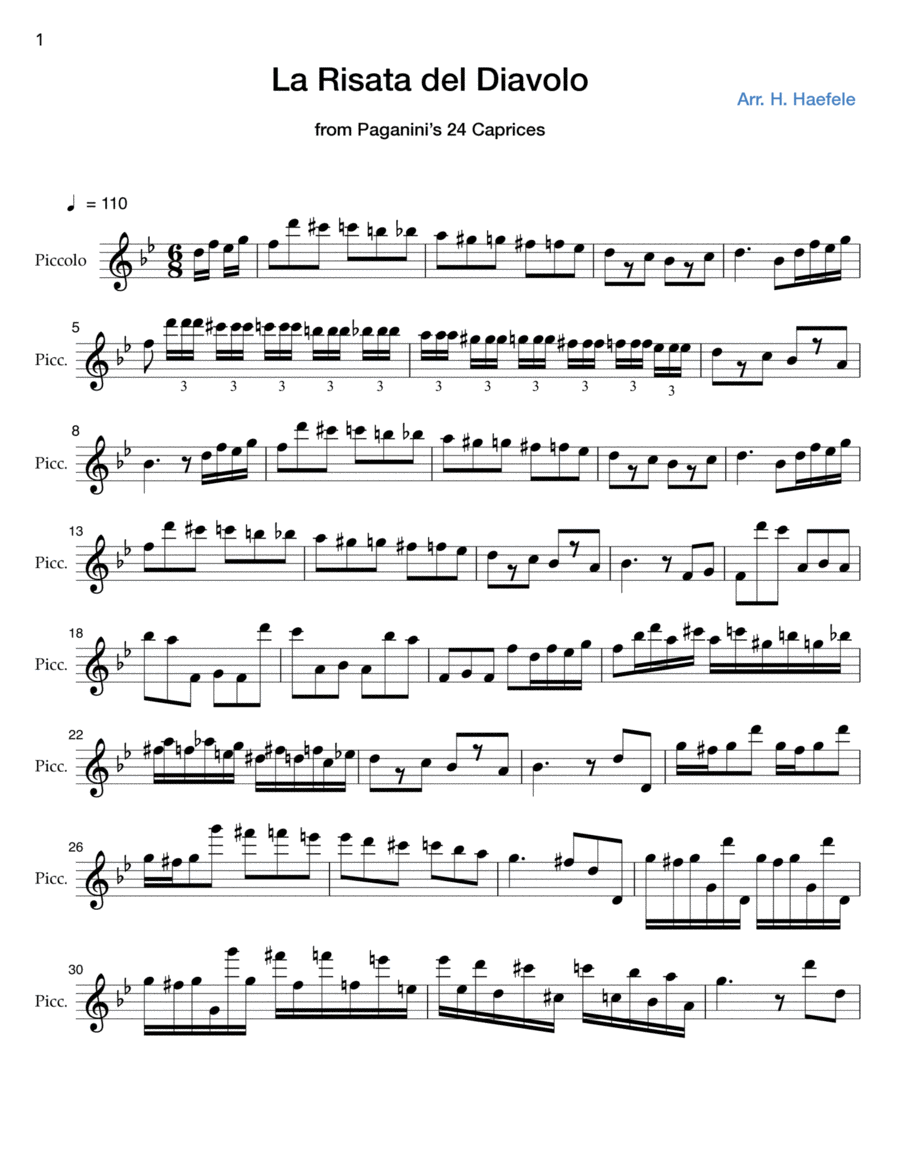 Paganini Caprice 13 