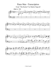 Piano Man Martin Tingvall transcription piano