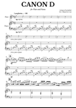 Canon in D for Flute and Piano