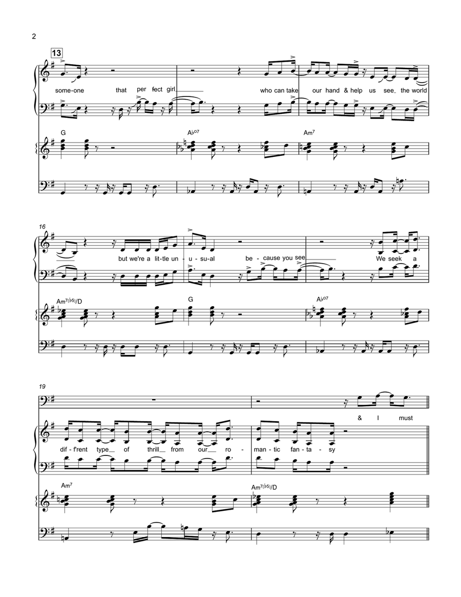 Do You Wanna Do Nothing With Me? Choir scores gallery preview page 2