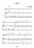 Credo for piano and flute