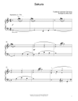 Sakura (arr. Mika Goto)