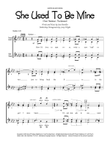 She Used To Be Mine mini preview