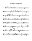 Awakening (for solo viola)