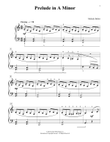 Prelude In A Minor