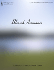 Blessed Assurance Hymn Late Intermediate Piano Sheet Music Solo