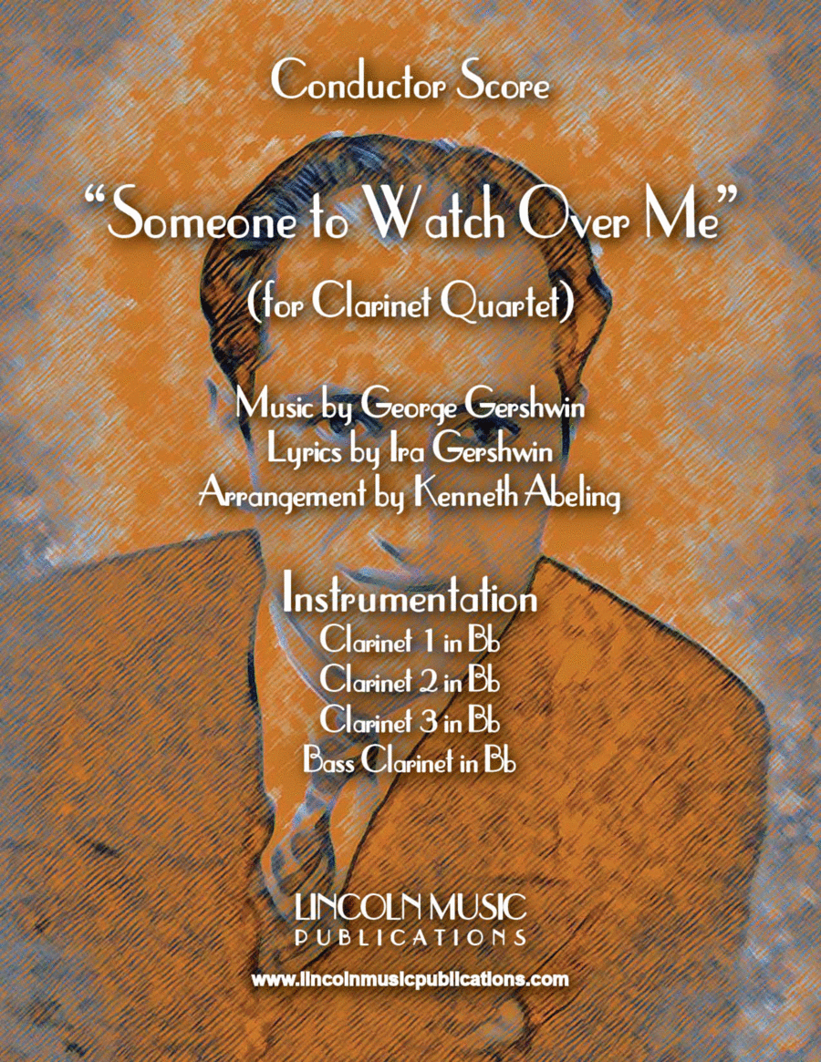 Someone to Watch Over Me (for Clarinet Quartet) Clarinet Quartet scores gallery preview page 1