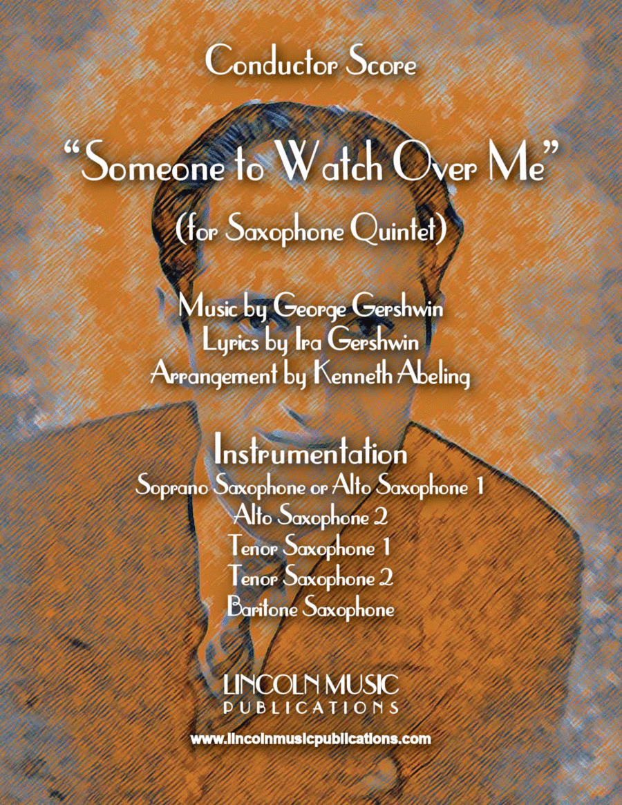 Someone to Watch Over Me (for Saxophone Quintet SATTB or AATTB) SATTB scores gallery preview page 1