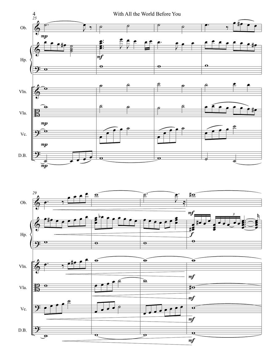 With All The World With All The World Small Ensemble scores gallery preview page 4