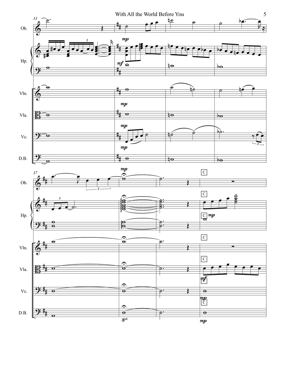 With All The World With All The World Small Ensemble scores gallery preview page 5