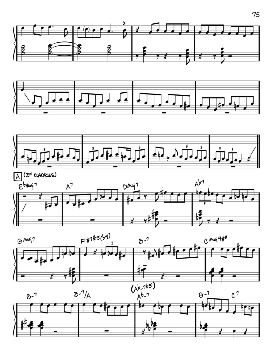 Bolivia (solo only) Bolivia (solo only) Piano scores gallery preview page 2