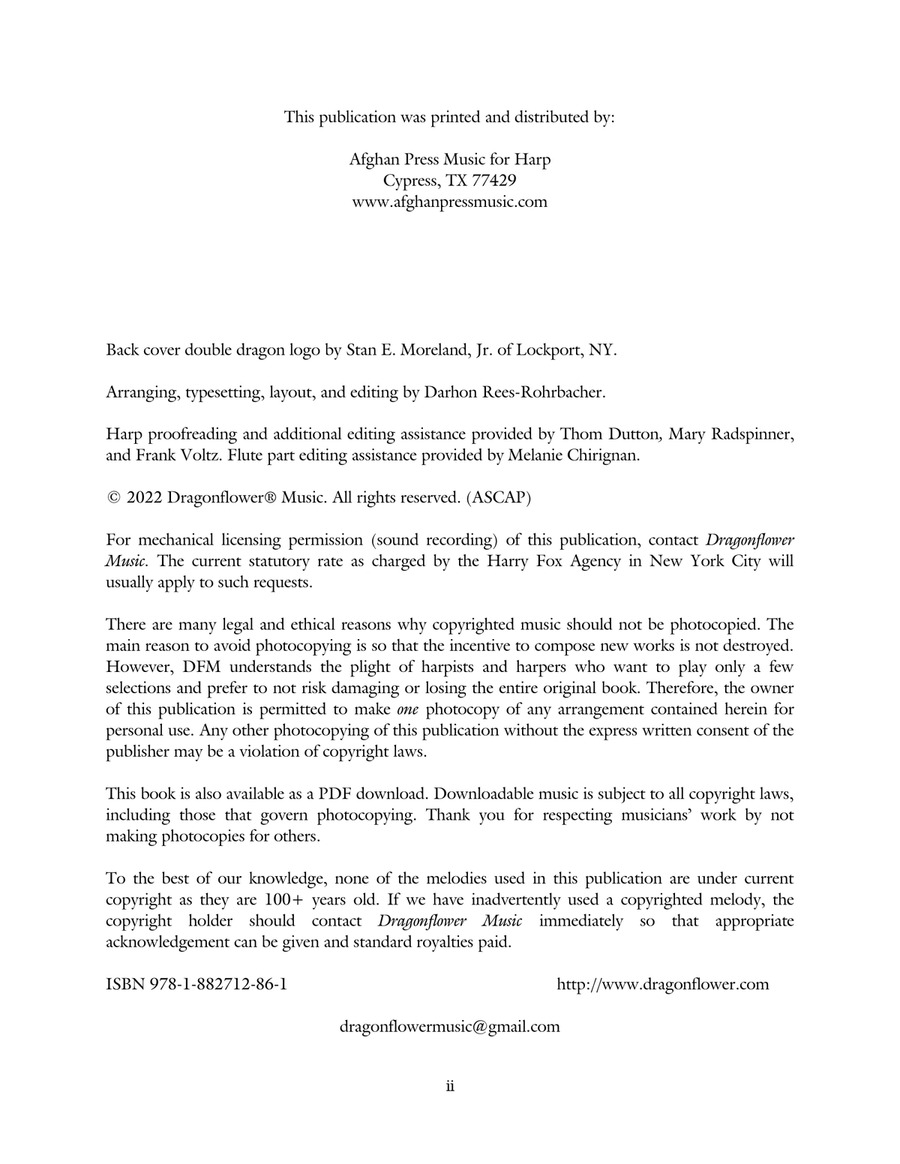 Manx Traditional Tunes Harp scores gallery preview page 4