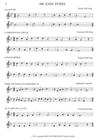 A LEARN TO PLAY book of 100 EASY TUNES & 10 EASY DUETS for Beginner HORN,TREBLE CLEF Brass Duet scores gallery preview page 5