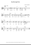 Scarborough Fair/canticle