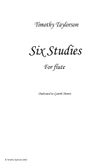Six Studies for Flute