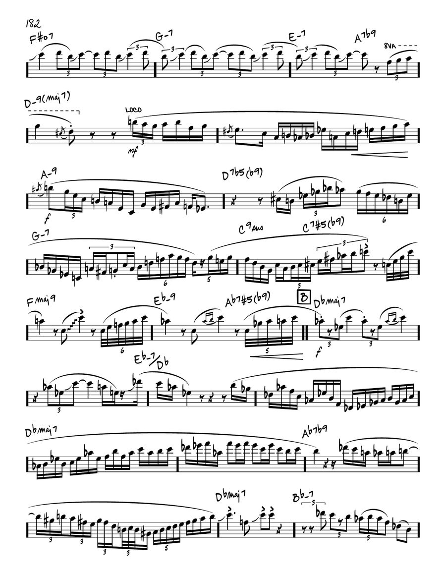 In A Sentimental Mood (solo only) Piano scores gallery preview page 2