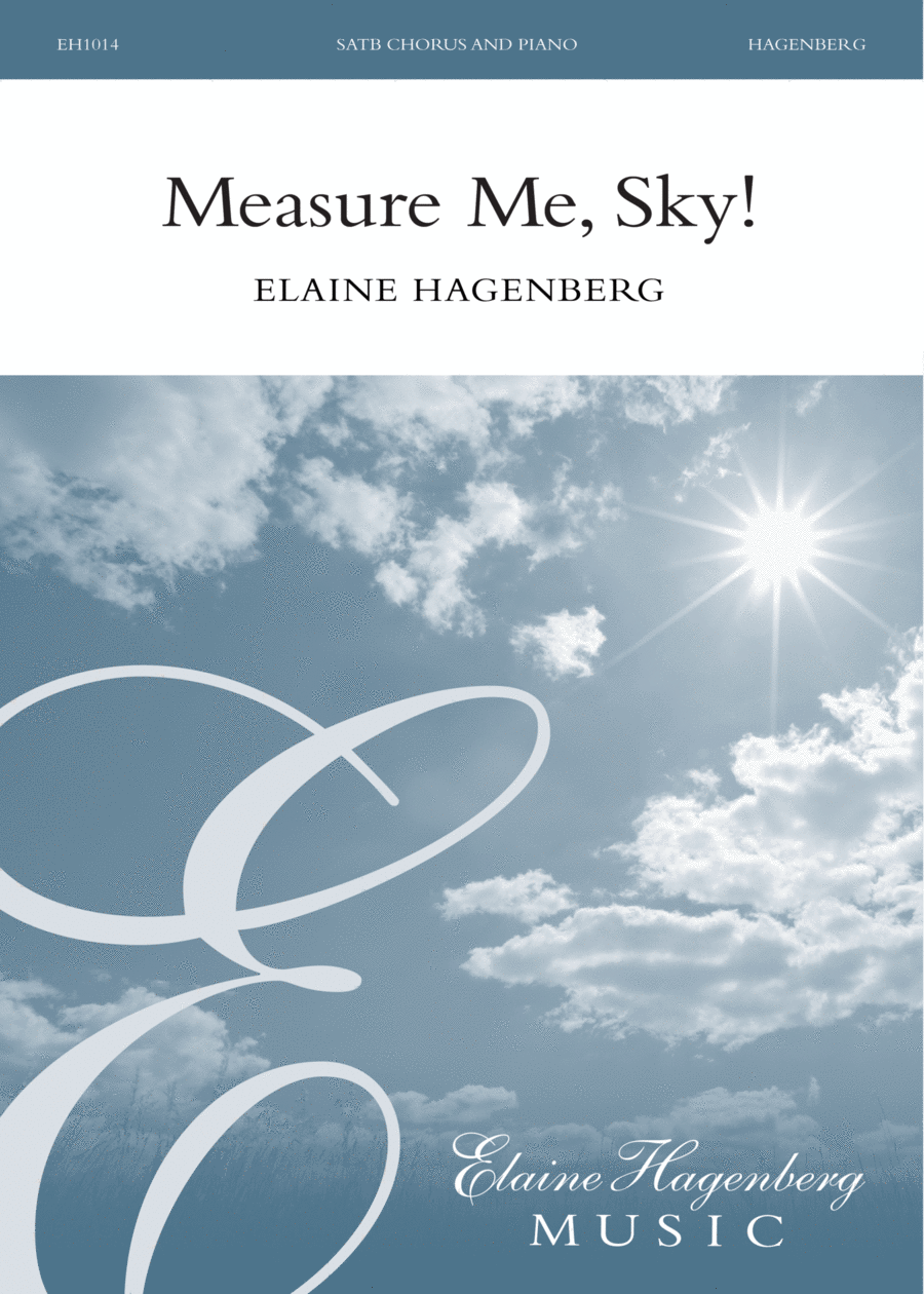 Measure Me, Sky! - SATB Measure Me, Sky! - SATB 4-Part scores gallery preview page 1