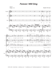Forever I Will Sing (Vocal Trio - (SAB) mini preview