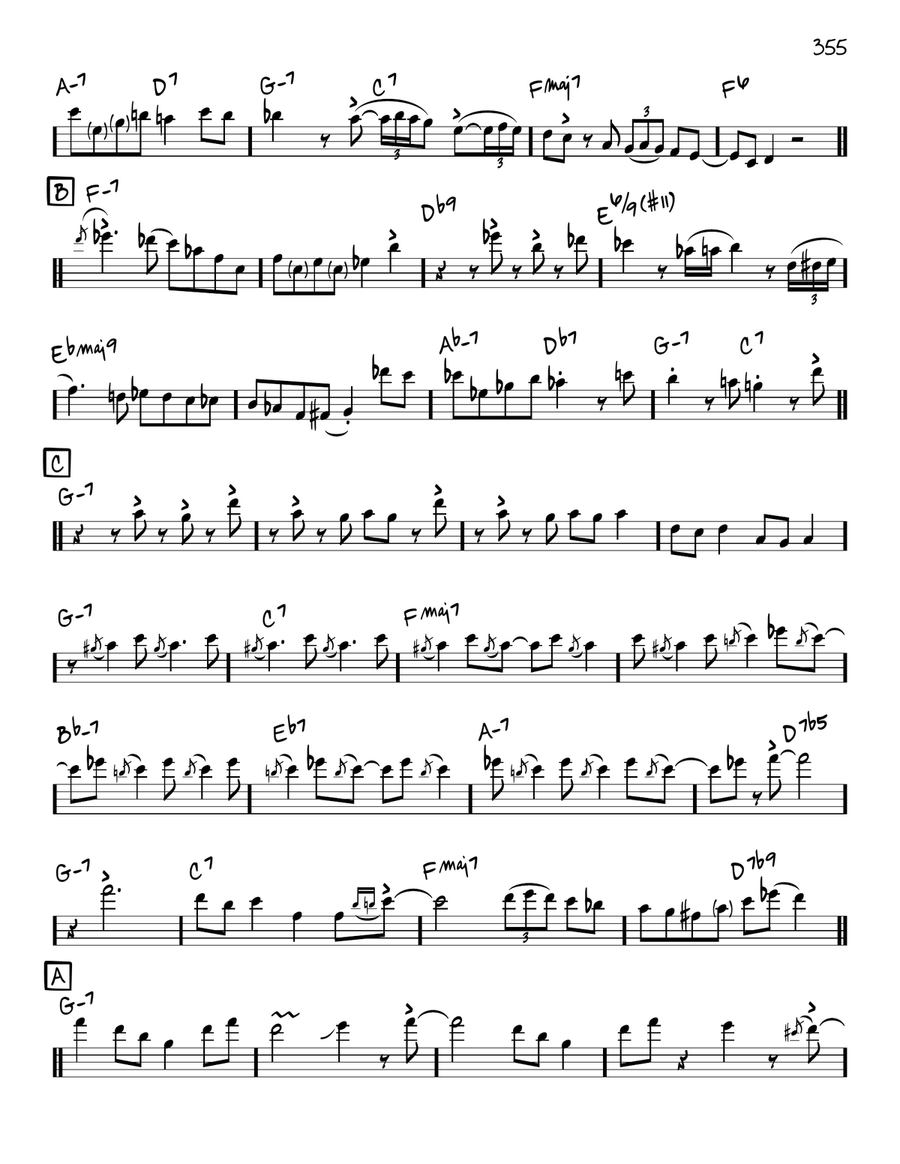 Speak Low (solo only) Speak Low (solo only) Piano scores gallery preview page 2