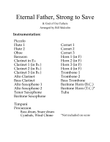 Eternal Father for concert band