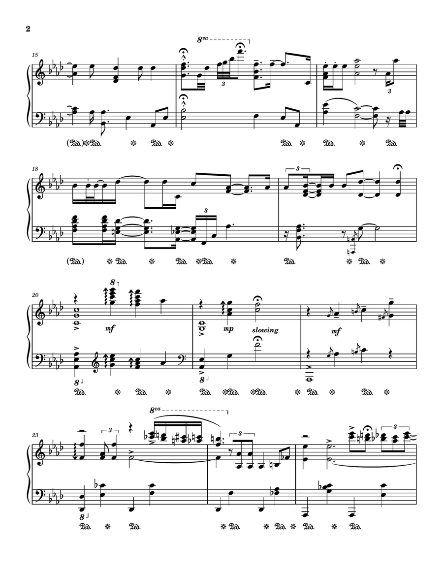 September Song Piano Solo scores gallery preview page 2