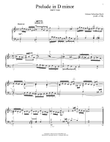 Prelude In D Minor, BWV 940 mini preview