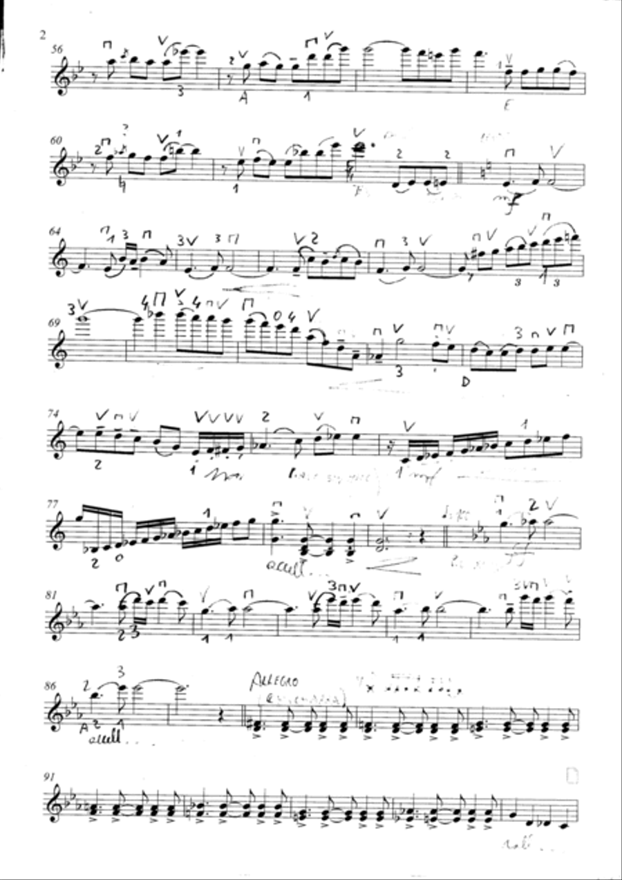 Invierno Porteño Violin Solo scores gallery preview page 5